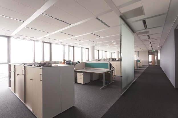 office clean after electrostatic disinfection